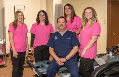 Chiropractor Marshall TX Delmar Brooks With Team Contact Us